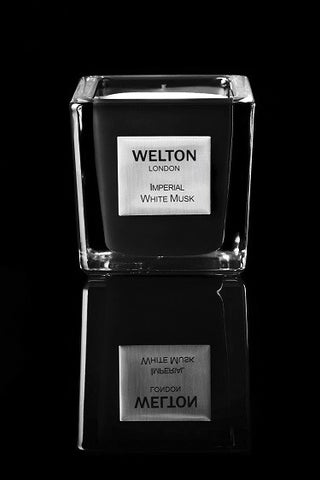 Welton scented candle Imperial White Musk small